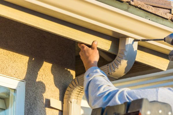 Aluminum Rain Gutter Service in Peachtree City