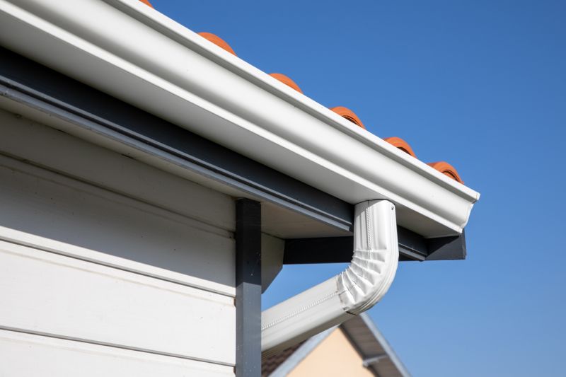 Gutter Cover on a Residential Roof